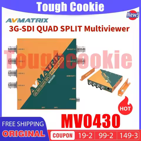 AVmatrix MV0430 3G-SDI Scaling Converter Multiviewer for SDI Monitor 4 channel SDI multiviewer scale