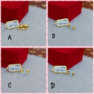 10k Pure Gold Stud Earrings for women ( Non tarnish ) Gold Earring