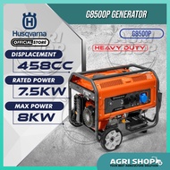 Agrishop HUSQVARNA G8500P 4 Stroke Petrol Generator 10.3HP 7500W