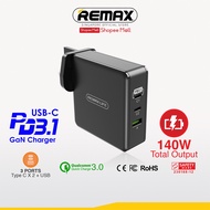 [Remax Energy] RL-PD140W 140W Gan Charger PD3.1W + QC3.0 Wall Plug Fast Charger For Laptops &amp; Phones Fast Charging