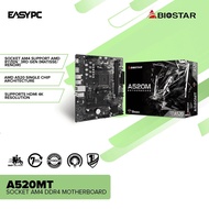 EasyPC| Biostar A520MT/A520MH/ A520MS socket AM4 DDR4 Motherboard Gaming| Micro ATX