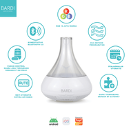 BARDI Diffuser Aromaterapi Bluetooth 4.9 dengan Lampu RGB Multifungsi