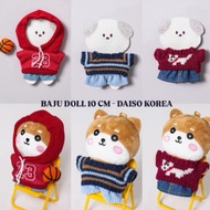 DAISO KOREANDaiso DOLL CLOTHES 10 CM DOLL CLOTHES SET 10cm DOLL CLOTHES SET DOLL CLOTHES 10 cm