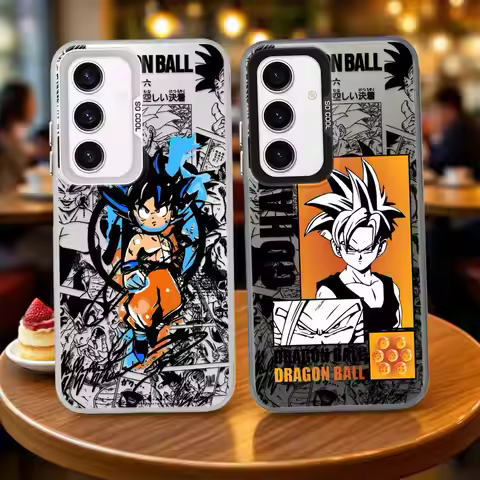 Soft Cover Case for Samsung Galaxy A26 A36 A51 A56 A73 A54 A35 A55 A53 A72 A52 A71 Dragon Ball Fashi