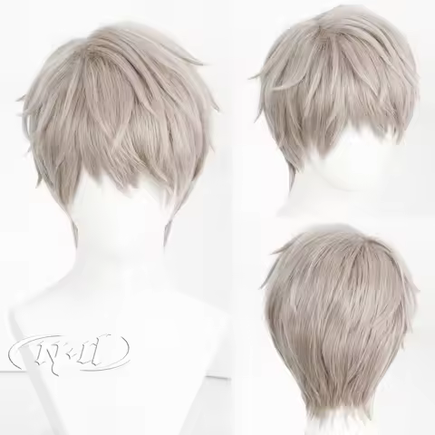 ND Love and Deepspace Xavier Cosplay Wig Hair for Comic Con Coser Heat Resistant Synthetic Gridelin 
