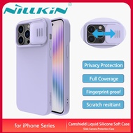 Nillkin เคส เคสโทรศัพท์ Apple iPhone 12 13 14 Pro Max Case Camshield Silky Slide Camera Protection B