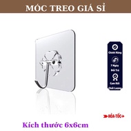 Combo 100 Móc Dán Treo Tường Giá Sỉ Hàng Loại 1 Móc Treo Đồ Dán Tường Trong Suốt Siêu Dính Gia Dụng 