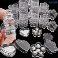[Better For You]Transparent Acrylic Love Flower Shape Flip Plastic Storage Box- Fashion Portable Gro