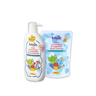 Exp: 01/2026 Tollyjoy Baby Accessories and Vegetable Liquid Cleanser 900ml Bottle with 1 Refill pack