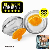 KICAU MART Cepuk Akrilik Wadah Pakan Minum Burung Perkutut Cangkir Puter Tempat Makanan Minum Akseso