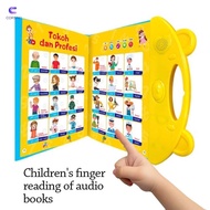 CORSAKI 3-in-1 Language E-Book, 26 Materials Sound Effects Learning E-Book, Cartoon Audio Interactiv