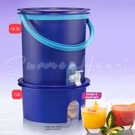 Tupperware Water Dispenser 14.5L/Canister 7L (Raya 2022 Royale Blue Collection)