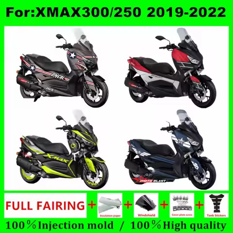 NEW Motorcycle full Fairing kit Fit For Yamaha XMAX125 XMAX250 XMAX300 XMAX400 XMAX 2019 2020 2021 2
