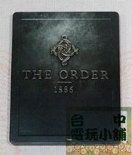 ◎台中電玩小舖~PS4原裝遊戲片~The Order 1886 中文版 鐵盒版 騎士團 ~680