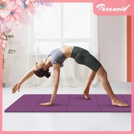 [paranoid.sg] Foldable Yoga Mat 4mm Thick Workout Mat Double Sided Non-slip for Travel Picnics