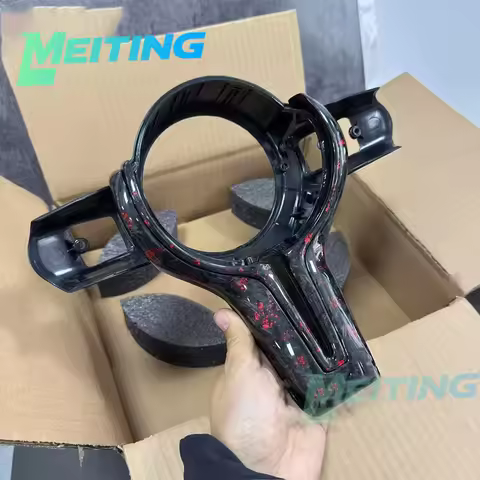 for BMW M Series F80 F82 F10 F06 F12 F13 F15 F16 M-sport Red foil forged carbon fiber material steer