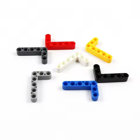 DIY Kids Toys Liftarm Beam 3 x 5 L-Shape Thick Plastic Building Blocks Parts Technical 32526 20Pcs