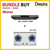 RINNAI BUNDLE BUY: RH-S3059-PBW + RB-782S