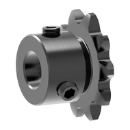 10 Tooth Roller Chain Sprocket B Type Hardened Teeth, 25 Chain Sigle Strand 1/4-Inch Pitch, 1/4" Bor