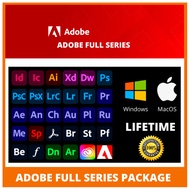 Adobe 2026-2021 Acrobat Illustrator Photoshop PremierePro AfterEffect InDesign Lightroom for Windows