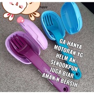Tupperware Spoon and Fork, Tupperware Cutlery, Tupperware Baby Spoon