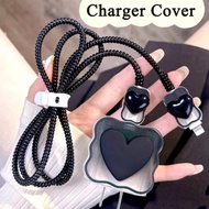 3D Love Charger Protector Cable Protector Cover 18W 20W Silicone Anti Break Charger Cover Sleeve