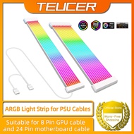 PC RGB Light Strip Suitable for PSU Cable PC RGB GPU Cable 5V 3Pin ARGB Sync PC Extension Cable for 