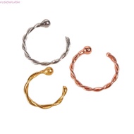FUSIONFLASH Fake Nose Ring Fake Septum Girls 1pcs Fake Piercing Copper Women New Titanium Ring