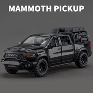 Diecast Mobil Dodge Ram Hennessey Mammoth 1000 TRX Skala 1:32 Alloy Car Mainan Anak Miniatur Mobil