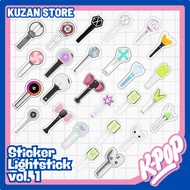 Freebies Sticker Lightstick KPOP Vol. 1 / Stiker Light Stick KPOP (ENHYPEN, STRAY KIDS, TWICE, EXO, 