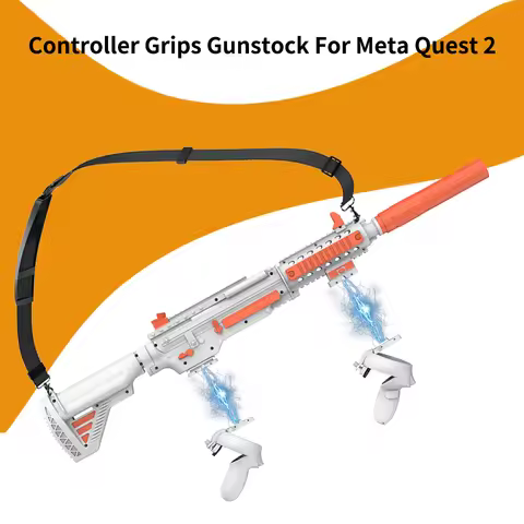 VR Shooting Games Accessories Magnetic VR Rifle Gun Stock For Oculus Quest 2 Magnet Bracket Improved