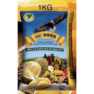 *1KG Baja Kopi 9999* Semi Compound Amino Humus Fertilizer Green Eagle GE 9999 NPK 9-9-9-9+Ha+5Aa+3S+