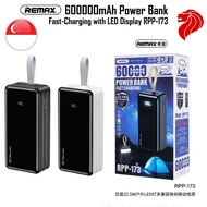 REMAX 60000mAh Fast Charging 22.5W, Big Capacity, Portable Power Bank