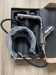 Roensa全銅製升降抽拉水龍頭，洗面盆及厨房菜盆兩用，電鍍鉻色（銀色），100%全新，歡迎查詢選購