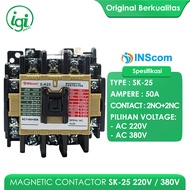 MAGNETIC CONTACTOR SK-25 220V 380V / AC KONTAKTOR SK 25 220VAC 380 VAC