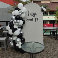 Promo Jasa Dekorasi Balon Backdrop Styrofoam Ulang Tahun Aqiqah