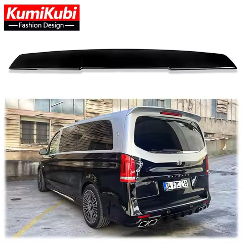 W447 Spoiler High Quality ABS Rear Wing Glossy Black Or Carbon Look Body Kit For Mercedes-Benz Vito 