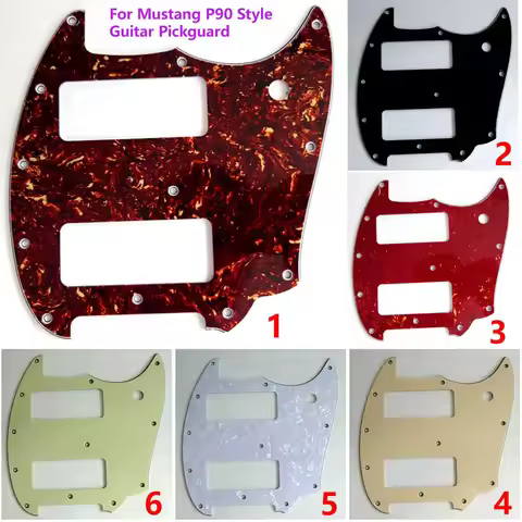 Guitar Pickguard For OffSet Series Mustang P90 Style Guitar Pickguard Replacement Parts
