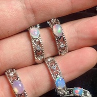 水晶戒指 (開口戒) - 歐泊/蛋白石 (Opal)