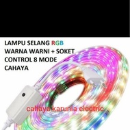 3528 LED RGB hose strip light + 220V AC controller 10 meters