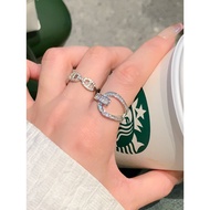 Niche Zircon Plain Ring Ring Female Horseshoe Buckle Pig Nose