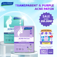 BUNDLE Acne Patch Transparan & Love Star Series - Pink Biru Kuning Hijau Merah Ungu Hitam - Hati dan