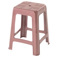 Plastic Chair Square/Kerusi Plastik / Plastic Stool / Bangku Plastik (RED)(FCA 585)