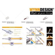 Wynn Design 8mm Led Strip COB Accessories COB Connector Wire Joint L Joint 2 Way Wire Joint (COB-8MM