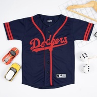 MERAH ORIGINAL dodgers navy Red list Kids baseball Jersey