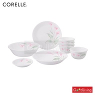 Corelle Set Lilyville ชามอาหาร ชามแก้ว จานอาหาร จำนวน 8 ชิ้น [C-03-8-LV-P]