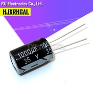 10PCS  35V1000UF 13*21mm 1000UF 35V 13*21 Electrolytic capacitor New original