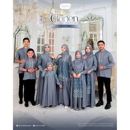 Open PO CLARINE LANIRA Sarimbit Family 2025 Latest Gamis Set Mother and Child Gamis Set Couplekoko I