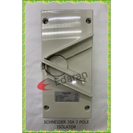 SCHNEIDER WHT35 GY 440V 3P 35A WEATHERPROOF ISOLATOR SWITCH - (IP66)