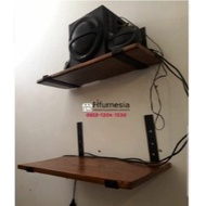 KAYU Nekkkanhs teak wood shelf / Wooden flower shelf / Teak sticky shelf / Pine wood